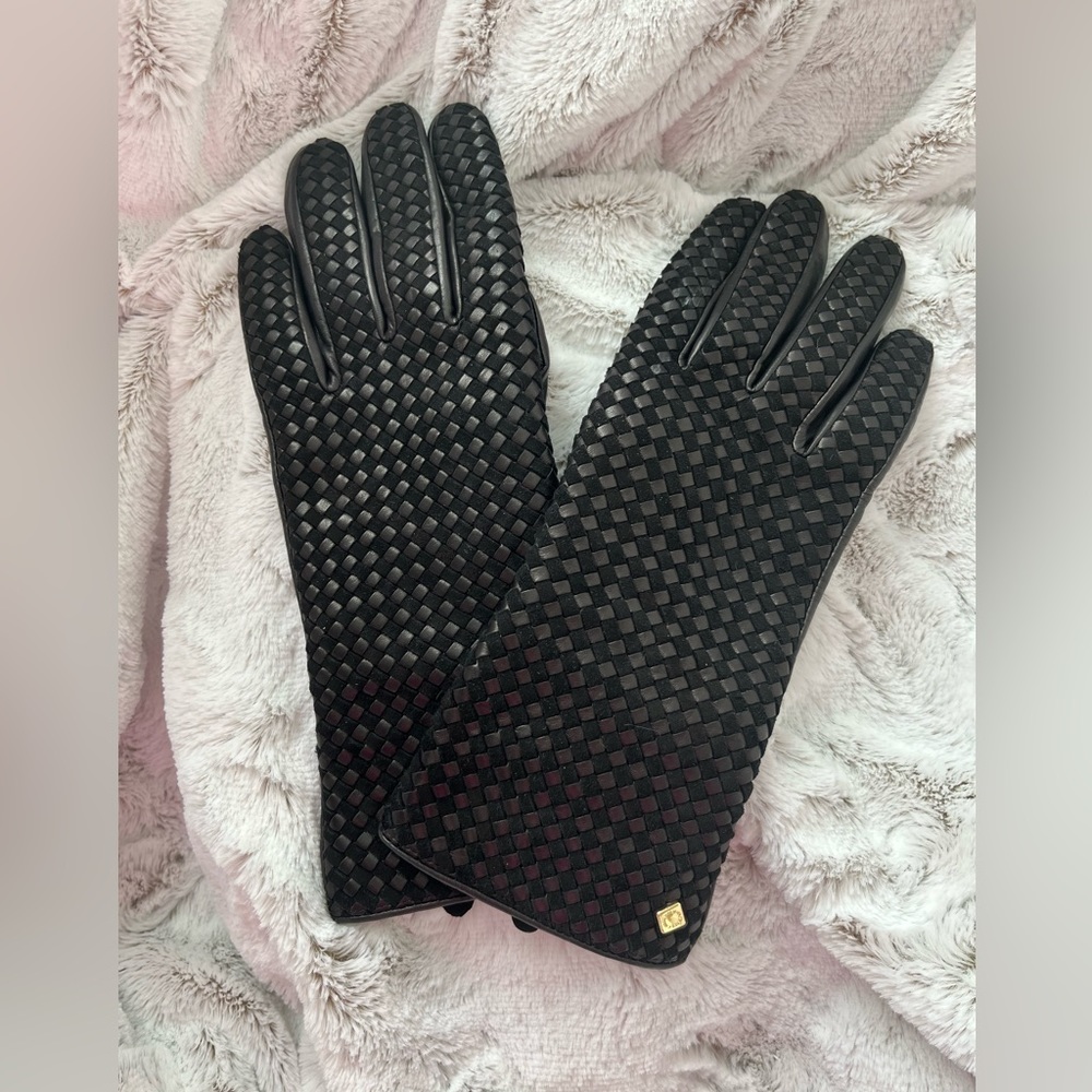 NWOT Cole Haan Black Leather Gloves